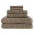 Seymour Textured Basketweave Driftwood Bath Towel Set Perspective: front
