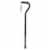 Drive Medical Offset Gel Cane Perspective: front