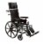 Drive Medical pla420rbdda Viper Plus GT 20 Reclining Wheelchair with Detachable Desk Arms Perspective: front