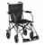 Drive Medical Travelite Aluminum Frame Transport Wheelchair Chair with Carry Bag Perspective: front