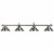 78 4 Lt Billiard Light-Stainless Perspective: front
