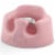 Bumbo Baby Infant Soft Foam Wide Floor Seat with Adjustable Harness, Cradle Pink Perspective: front