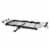 Tow Tuff 62 Inch Steel Cargo Carrier and Bike Rack, Fits All 2 Inch Receivers Perspective: front