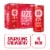 IZZE No Sugar Added Strawberry Sparkling Juice Beverage Blend Perspective: front