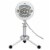 Blue Snowball USB Microphone - Textured White Perspective: front