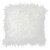 Casa Mia 100% Mongolian Sheep Fur Throw Pillow Perspective: front