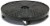 DeVault (#2400B) Plant Dolly, Black, 24-Inch Perspective: front