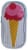 Inkology® Assorment Junk Food Pencil Pouch Perspective: front