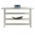 Summer House White Sofa Table Perspective: front
