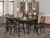LYBO7-CAP-LC 7 PC Dining set for 6-Dining Table with Leaf and 6 Dining Chairs Perspective: front