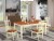 NIDO5-WHI-W 5 Pc Dining room set - Dinette Table and 4 Kitchen Dining Chairs Perspective: front