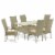 OSOS7-03A 7Pc Outdoor-Furniture Natural Color Wicker Dining Set Perspective: front