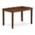 East West Furniture Yarmouth Rectangular Wood Dining Table in Natural Perspective: front