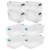 Sterilite 106 Quart Latching Storage Tote, 4 Pk and 70 Quart Storage Tote, 4 Pk Perspective: front