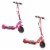 Razor E175 Kid Ride On 24V Motorized Electric Powered Scooters, 1 Pink & 1 Red Perspective: front
