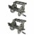 Liberty Garden LBG707 125' Wall Mounted Heavy Gauge Aluminum Hose Reel (2 Pack) Perspective: front