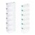 Sterilite 64 Qt Clear Storage Tote, 6 Pack, and 66 Qt Clear Storage Tote, 6 Pack Perspective: front