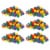 100-Pack Intex Small Plastic Multi-Colored Fun Ballz For A Ball Pit (6 Pack) Perspective: front