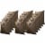 Clam Quick Set Screen Hub Brown Fabric Wind & Sun Panels Accessory Only (6 Pack) Perspective: front
