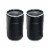Active Aqua 55 Gallon Drum Hydroponic Reservoir w/ Pre-Drilled Solid Lid, 2 Pack Perspective: front