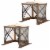 Clam Quick Set Traveler Camping Outdoor Portable Gazebo Canopy Shelter (2 Pack) Perspective: front