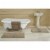 Ruffle Border Collection 21  x 34  Rectangle in Beige Perspective: front