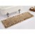 Shaggy Border Collection 20  x 60  Rectangle in Beige Perspective: front