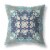 Rose Box Suede Zippered Pillow W Insert By Amrita Sen In Gray And Blue Perspective: front