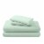 Bare Home Cotton Flannel Sheet Set - Mint, King Perspective: front