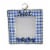 Round Top Collection Baby Boy Photo Frame Wood Picture Gingham Y22028 Perspective: front