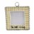 Round Top Collection Sweet Baby Photo Frame Wood Picture Gingham Y22029 Perspective: front