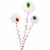 Halloween 3 Monster Eye Stake Metal Spooky F22011 Perspective: front