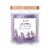 House of Velas® Lilac Blooms Jar Candle Perspective: front