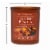 House of Velas Harvest Jar Candle Falling Leaves Perspective: front