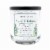 House of Velas Christmas Metallic Jar Candle Mistletoe Perspective: front