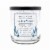 House of Velas Christmas Metallic Jar Candle Festive Winter Perspective: front