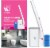 W Home Disposable Toilet Cleaner with Storage Caddy, Cleans 2X Better than a Brush, 8 Refills Perspective: front