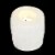 NORTHLANDZ Selenite Crystal Candle Holder, Healing & Meditation, Ideal for Gift & Home Decor Perspective: front
