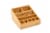 Core Home Medium Bamboo Vanity Organizer Perspective: front