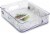 Core Kitchen Plastic Fridge Bin - Clear Perspective: front