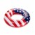 Playtek PT8029 USA American Flag Tube Ring Inflatable Pool Float Perspective: front