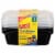 Glad® Take-Aways Meal Prep Containers Perspective: front