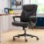 Serta Connor Office Chair Black Bonded Leather Perspective: front