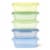 Ello Snap & Nest Leak-Proof Meal Prep Set Perspective: front