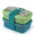 Ello® Plastic Lunch Stack Perspective: front