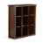Simpli Home Artisan Wood Transitional 9 Cube Bookcase and Unit in Russet Brown Perspective: front
