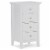 Simpli Home Acadian 32.1  H x 18.1  W Four Drawer Floor Bath Cabinet in Pure White Perspective: front