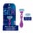 Schick Hydro Silk 5-Blade Razor + 2 Refills for Women Moisturizing with Shea Butter Perspective: front