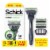 Schick Hydro Sensitive 5-Blade Razor for Men + 3 Refills with Flip-Back Precision Edger Perspective: front