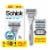 Schick Hydro Dry Skin 5-Blade Razor for Men + 3 Refills with Comfort Coating + Two Hour Moisturizing Perspective: front